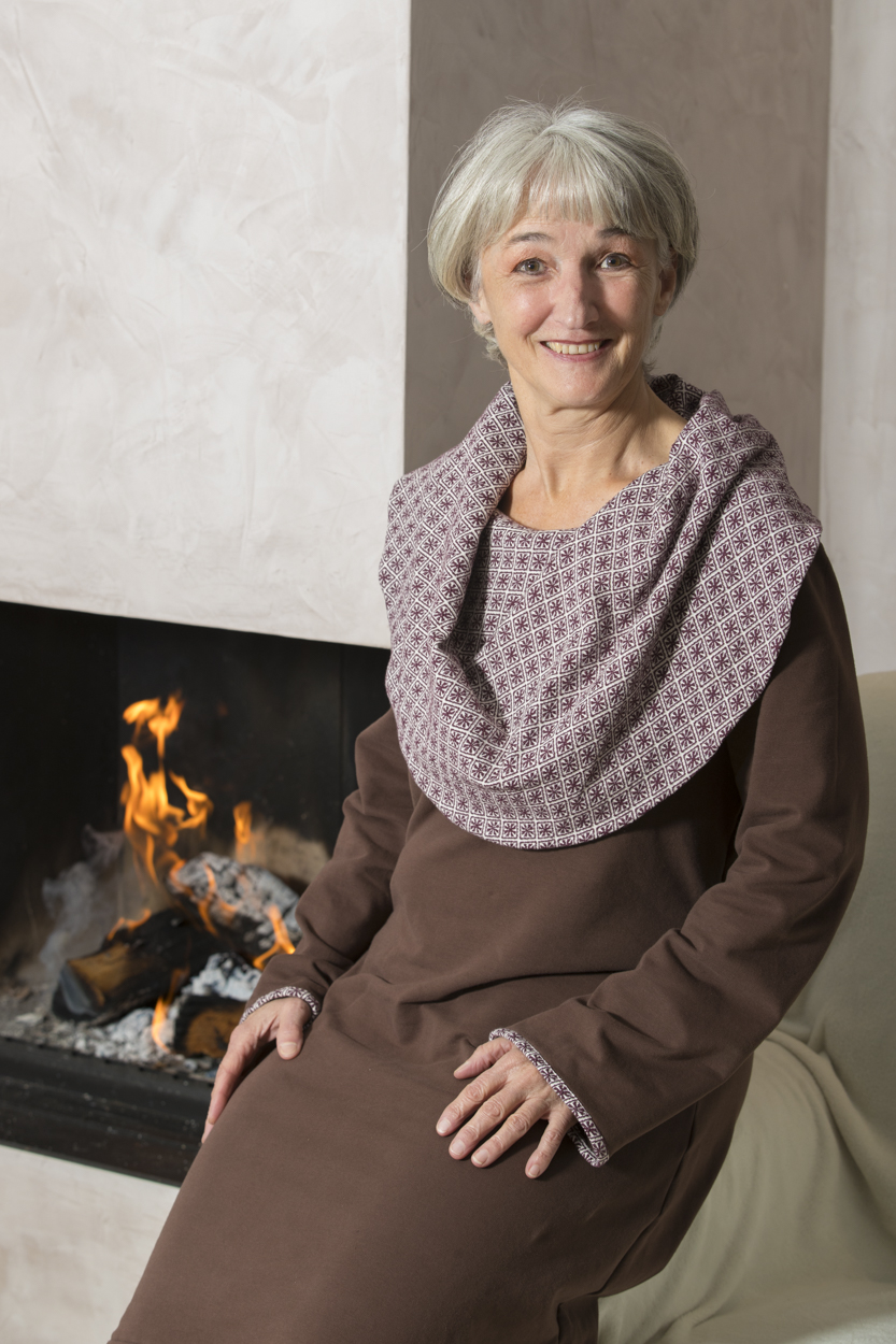 Robe à col Au coin du feu – Image 3