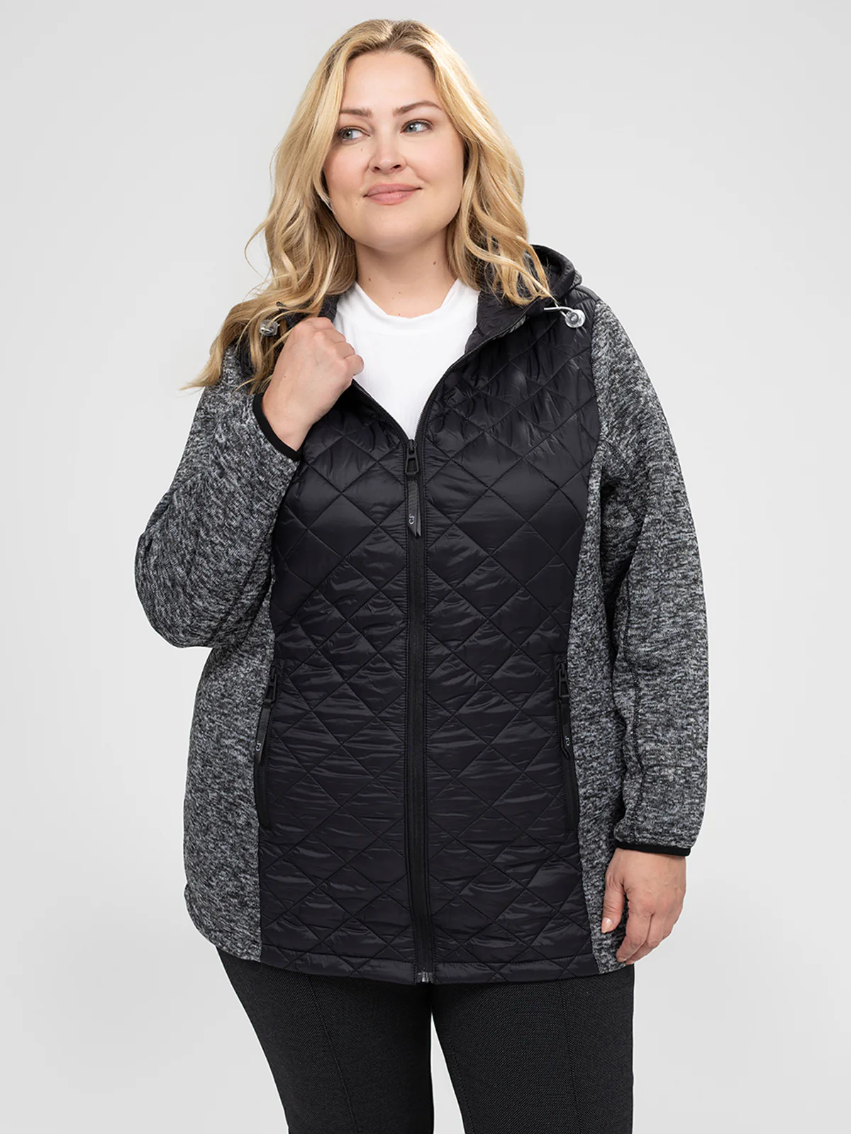 Manteau coquille mi-cuisse semi-ajusté – Image 2