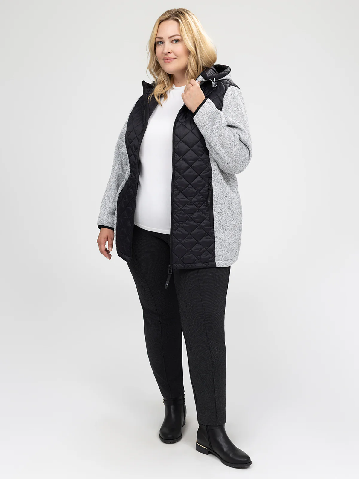 Manteau coquille mi-cuisse semi-ajusté – Image 7