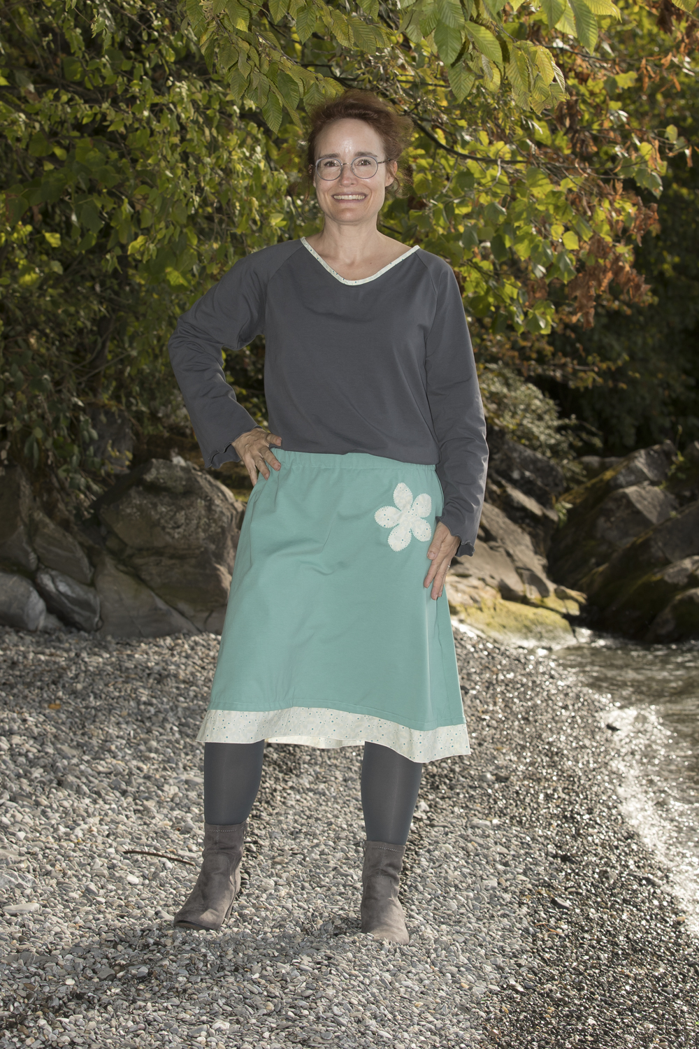 Pull Fleurs Givrées – Image 2