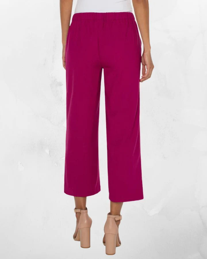 Pantalon court, jambe large, à enfiler – Image 4