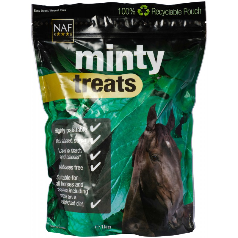 Friandises pour chevaux NAF à la menthe – Bonbons savoureux et stimulants – Image 3